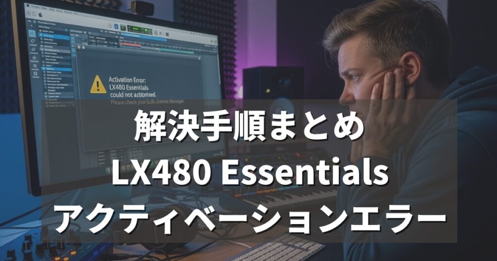 LX480 Essentialsが使えない｜原因はアクティベーションエラー_アイキャッチ