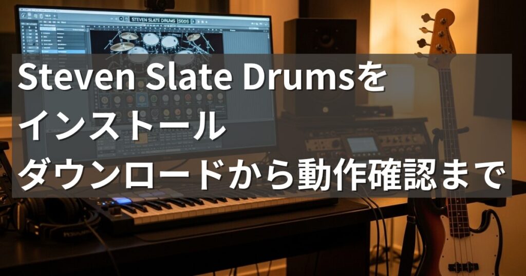 Steven Slate Drumsをインストール｜初心者でも簡単手順で解説_アイキャッチ