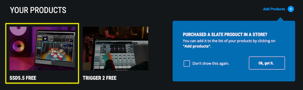 「SSD5.5 FREE」をクリック