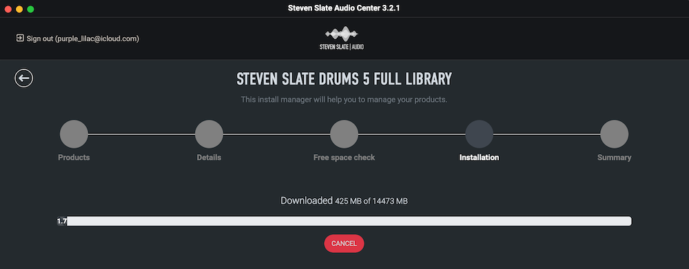 インストール待ち