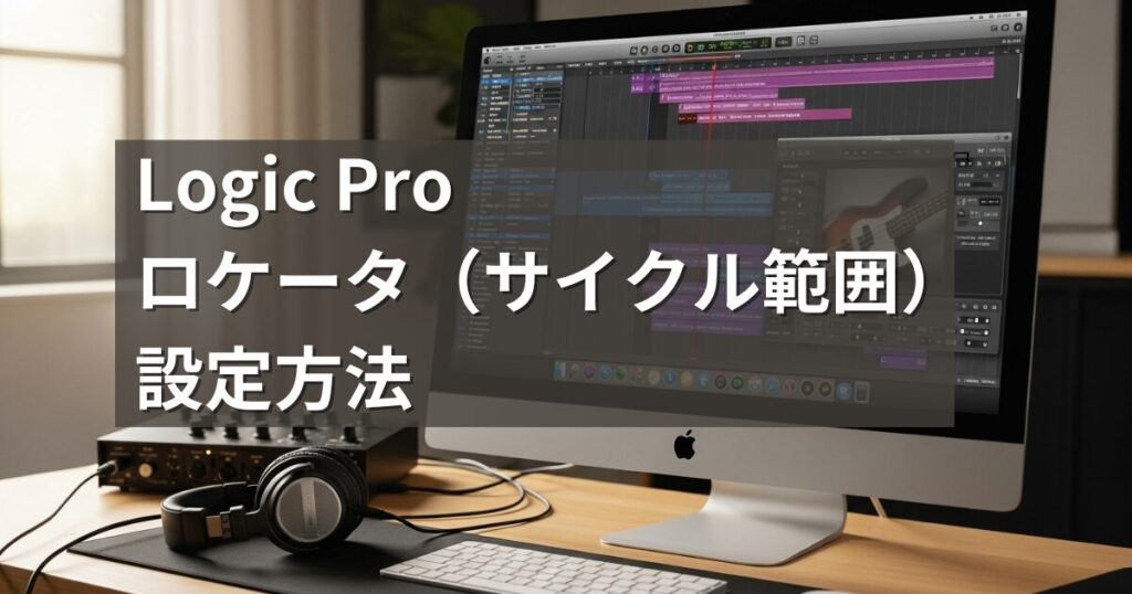Logic Proのロケータ（サイクル範囲）設定方法｜作業効率UP_アイキャッチ